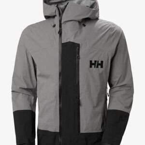 Helly Hansen Odin Pro Infinity Shell Jacket–Men’s Large–Concrete (Grey & Black)